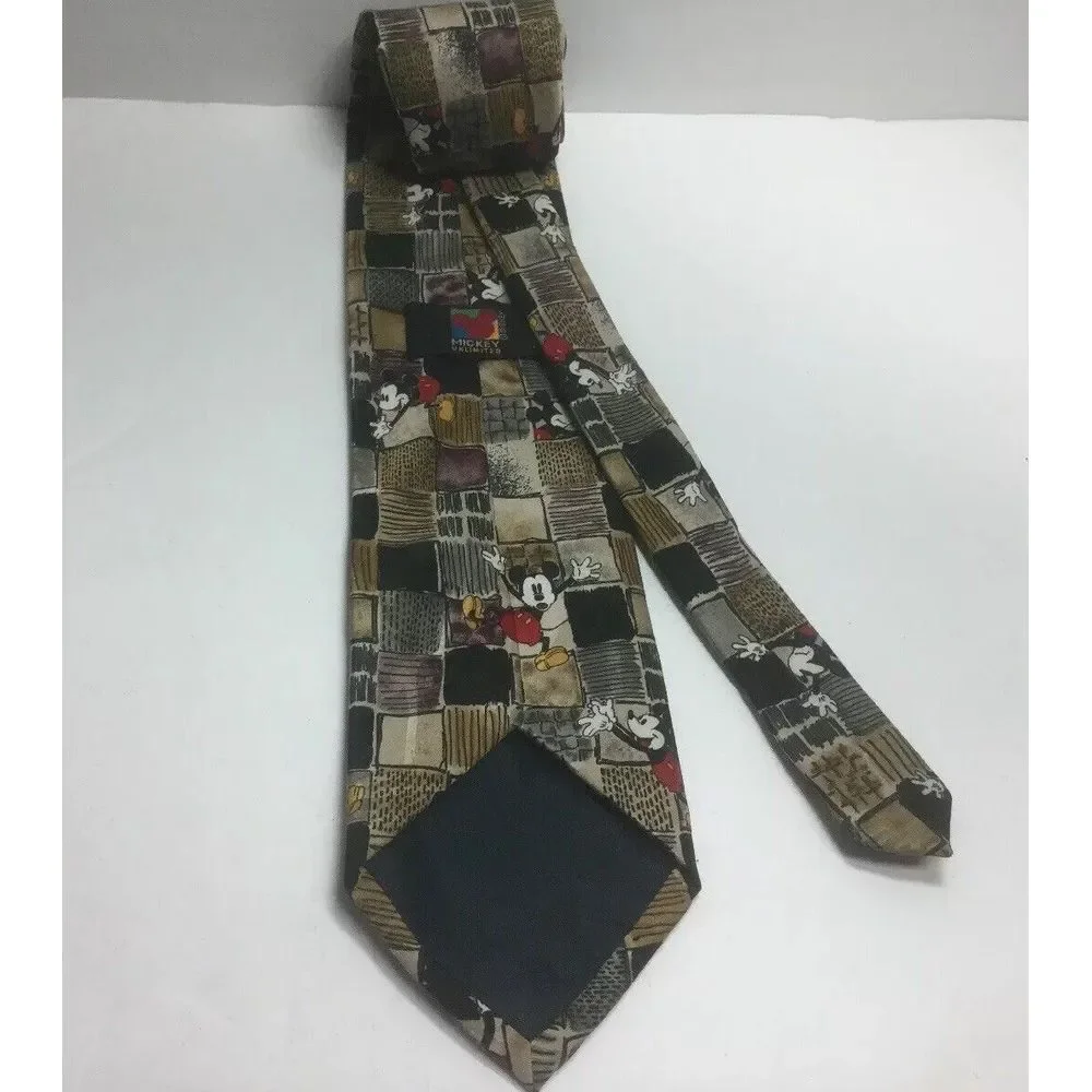 Vintage Disney Classic, Mickey Mouse Men's Neck Tie  Multi‎ Color 556131-4286